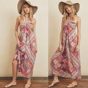 Dress Forum Halter Maxi Dress NWT